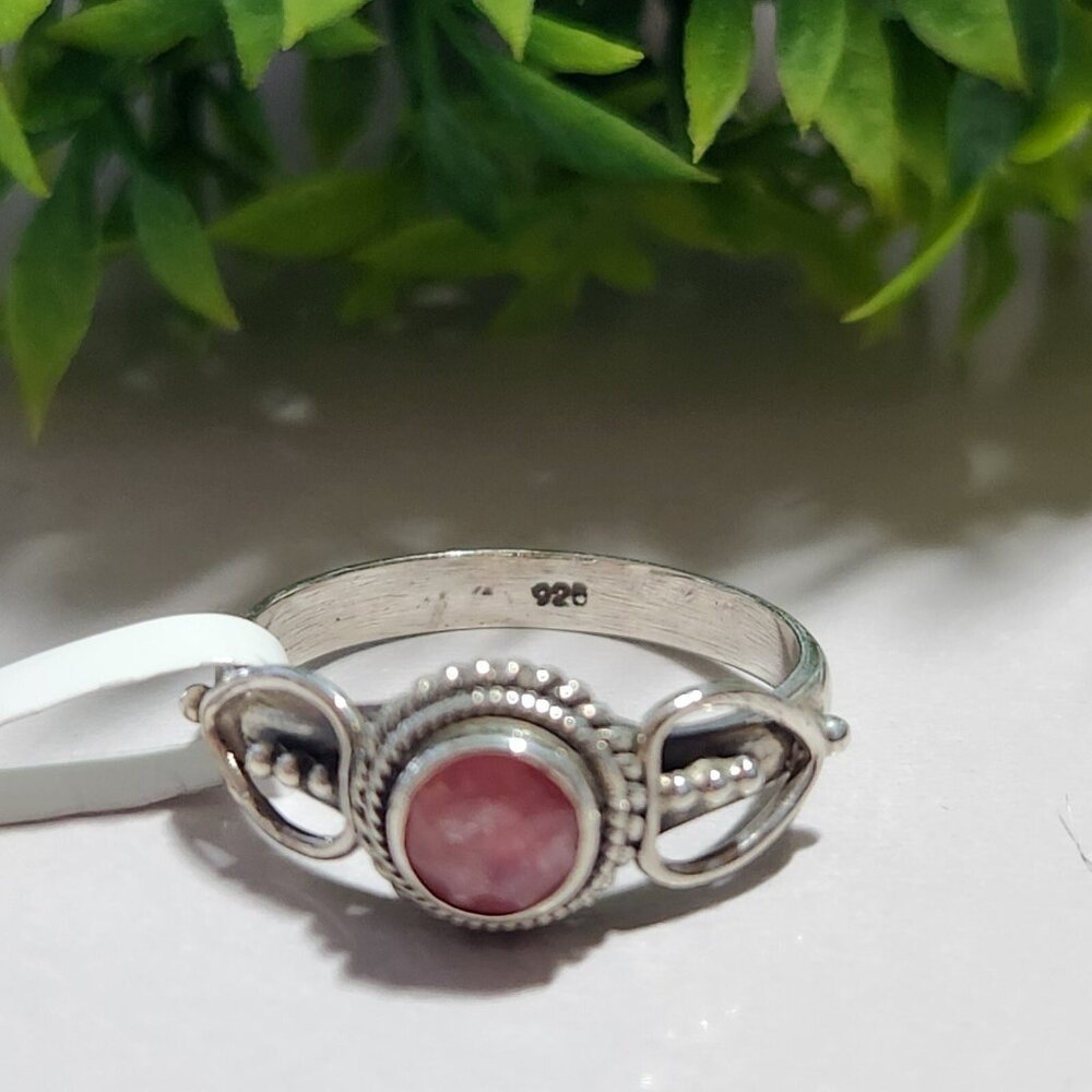 925 Sterling Silver Ruby Ring - image 3